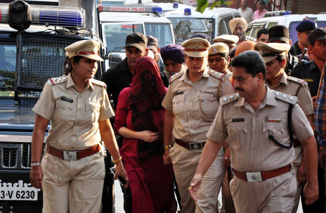 Laptop, property papers recovered, Honeypreet in judicial custody at